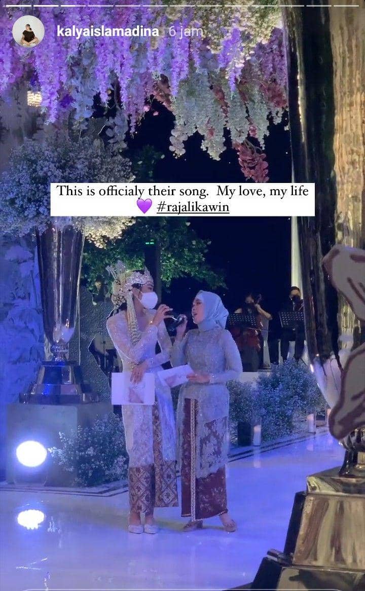 Pernikahan Alika Islamadina dan Raja Siregar (instagram.com/kalyaislamadina)