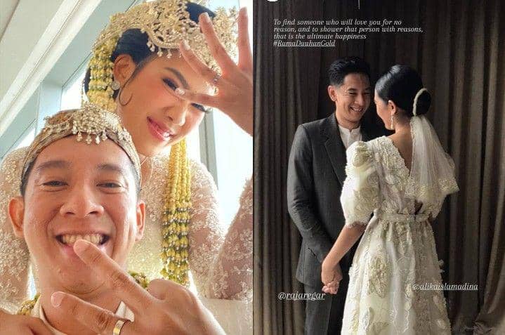 Sah, 10 Momen Mesra Alika Islamadina dan Raja Siregar Usai Menikah