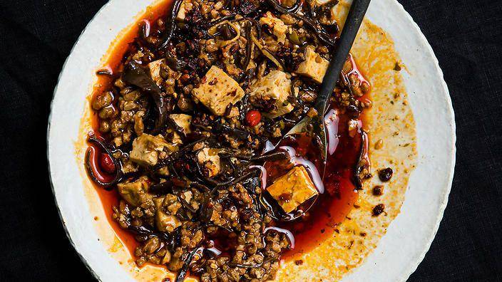 Mapo tofu chili oil (sbs.com.au/Hardie Grant; Nikki To)