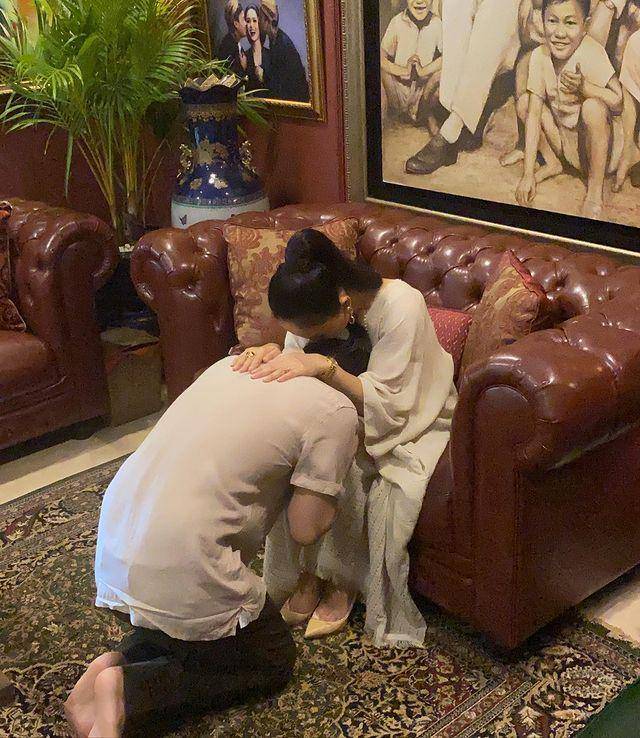 Yuni Shara dan putranya saat sungkeman (instagram.com/yunishara36)