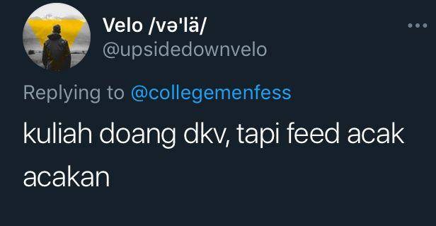 tweet jurusan kuliah (twitter.com/upsidedownvelo)