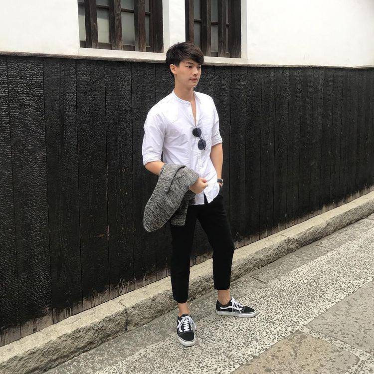 Gaya busana Win Metawin (instagram.com/winmetawin)