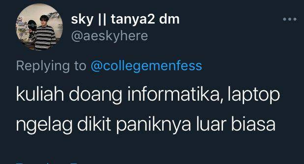 tweet jurusan kuliah (twitter.com/aeskyhere)