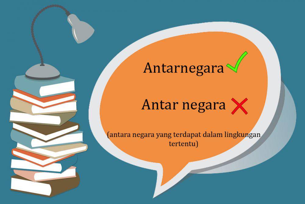 Penulisan 'Antarnegara' yang benar menurut KBBI. (Dok. Pribadi/Pri Saja)