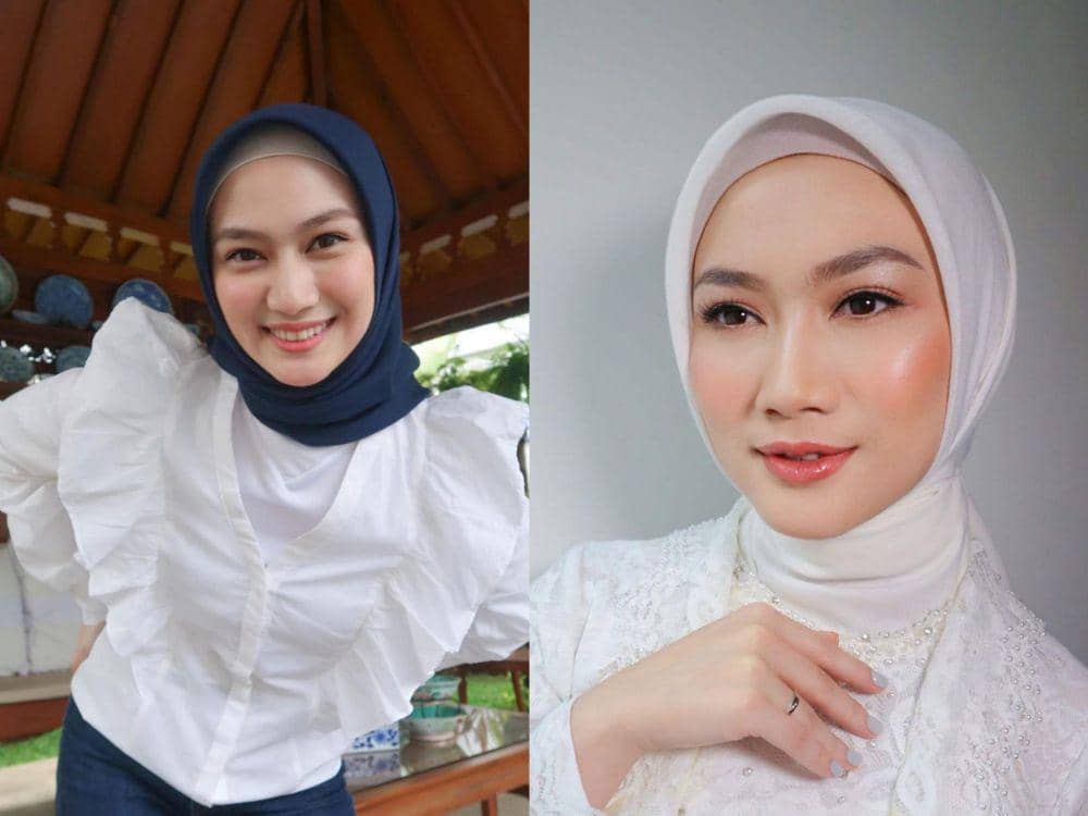 10 Potret Melody Laksani Kenakan Outfit Putih, Auranya Kian Terpancar!