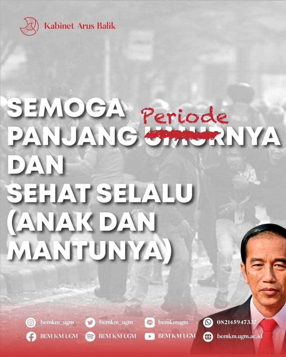 Unggahan di akun instagram @bemkm_ugm. Dok: istimewa