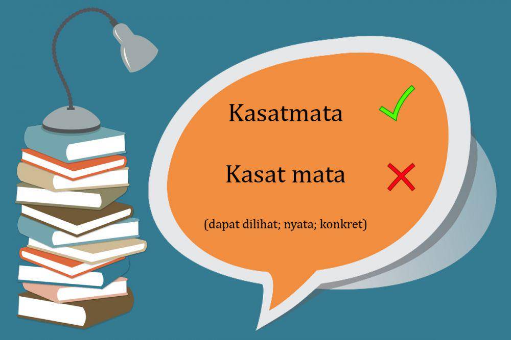 Penulisan kata 'Kasatmata' yang benar sesuai KBBI (Dok. Pribadi/Pri Saja)