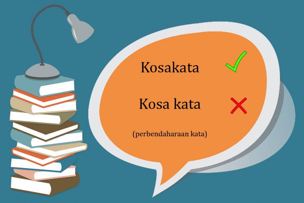 Penulisan 'Kosakata' yang benar. (Dok. Pribadi/Pri Saja)