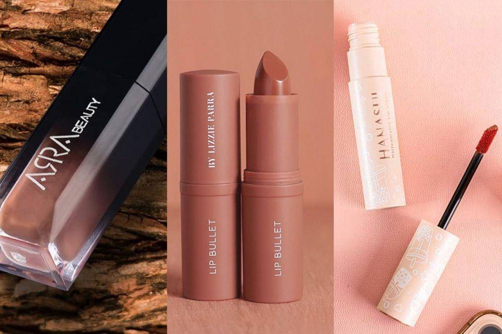 Lip Product Warna Cokelat untuk Kulit Sawo Matang (Berbagai Sumber)