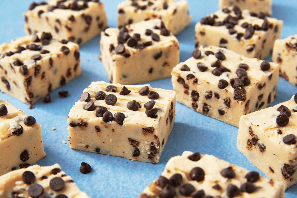 cookie dough fudge (delish.com)
