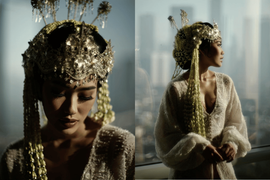 Alika Islamadina (@byverb @vickytanzil via instagram.com/thebridestory)