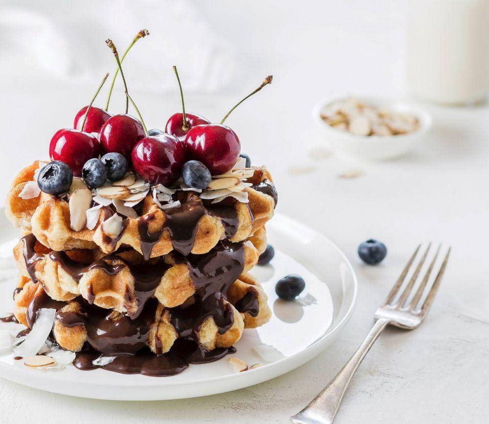 ilustrasi triple decker waffle (unsplash.com/Dani Rendina)
