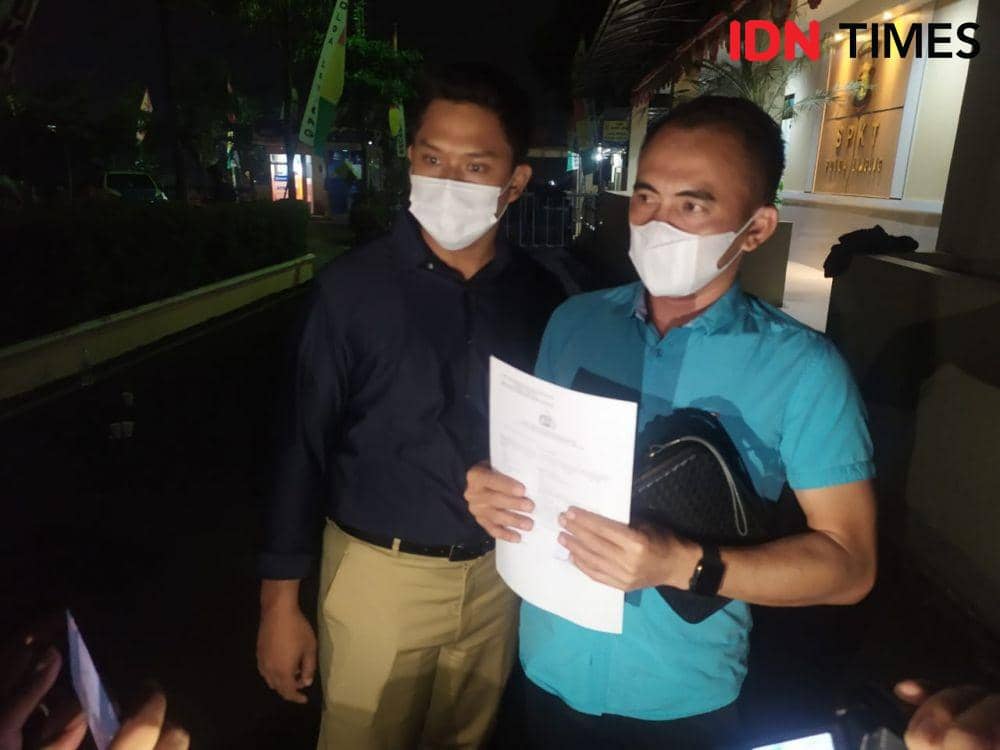 Pelapor dugaan pelanggaran Prokes Ardito Wijaya, Habibi (IDN Times/Tama Yudha Wiguna)