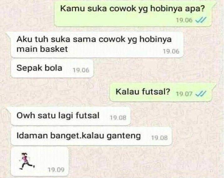 Chat cewek bikin auto nyesek (instagram.com/ngakakbingitz)