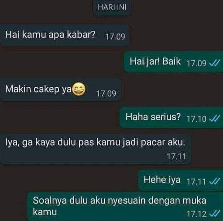 Chat cewek bikin auto nyesek (instagram.com/ngakakbingitz)