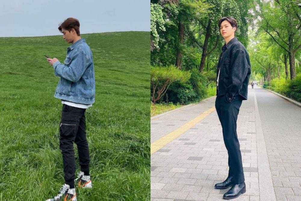 OOTD Park Seo Joon dan Song Kang (instagram.com/bn_sj2013 | instagram.com/songkang_b)