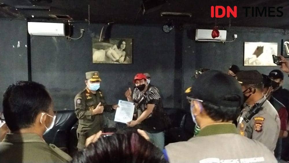 Teguran dan sanksi juga diberikan kepada THM dan cafe di Balikpapan (IDN Times/Hilmansyah)