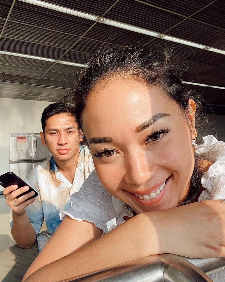 Ayla Dimitri dan suami bulan madu di Maldives. (instagram.com/ayladimitri)