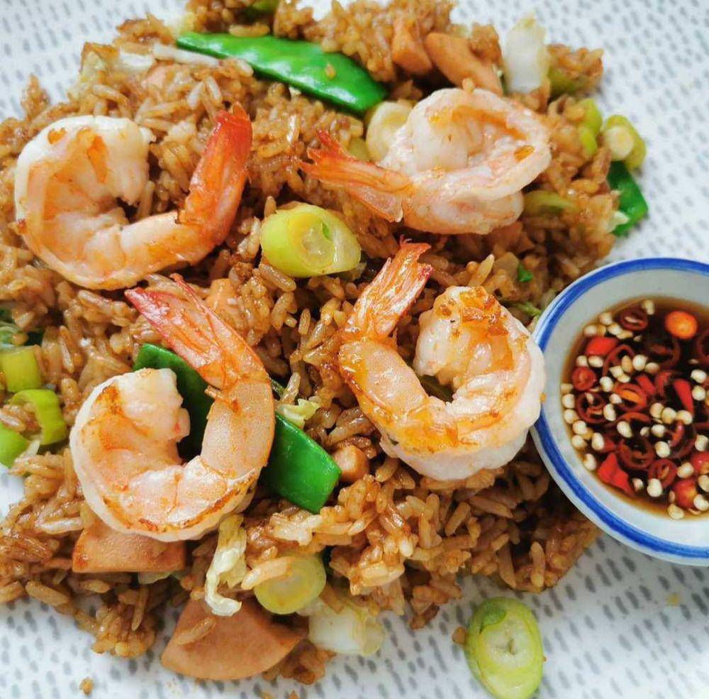 Ilustrasi nasi goreng seafood (instagram.com/kitchendamsi)