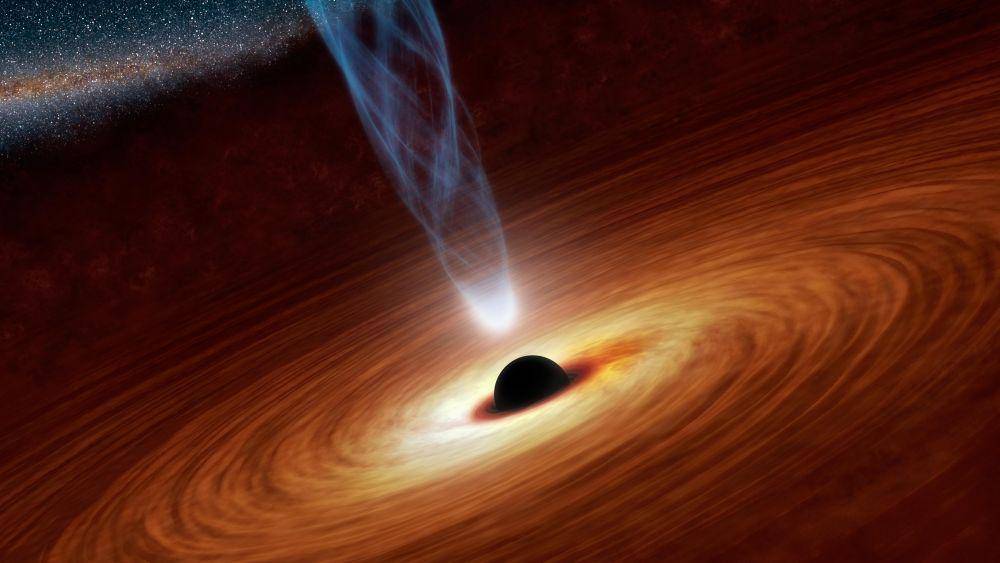 ilustrasi lubang hitam (Dok: NASA)