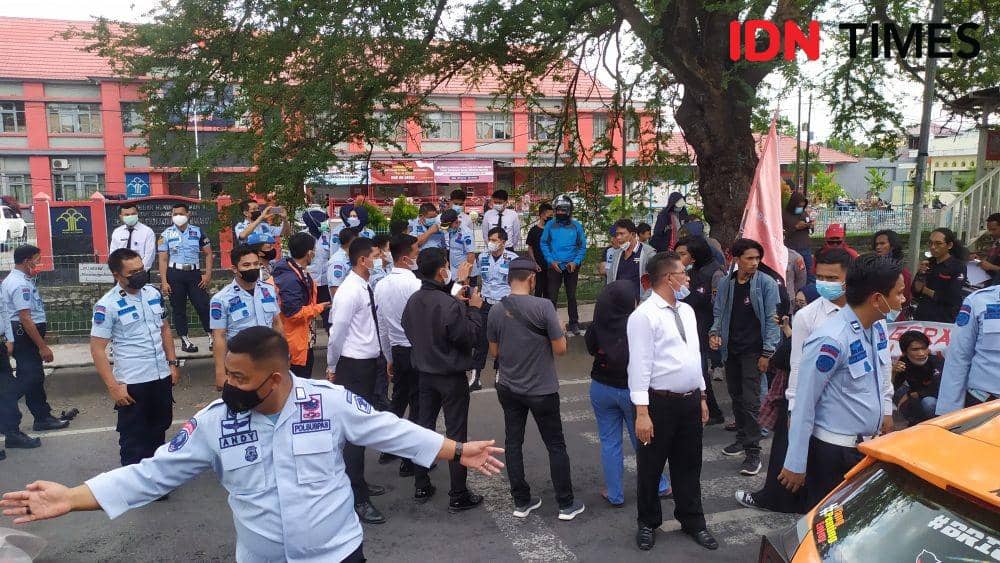 Mahasiswa Demo soal Dugaan Peredaran Narkoba di Lapas Kelas 1 Makassar