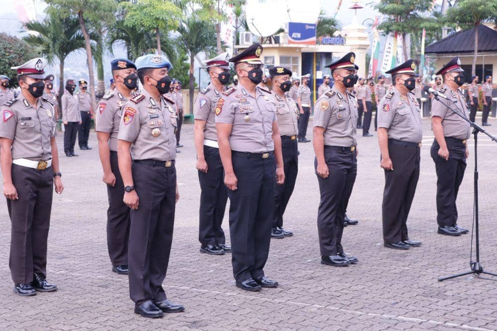 656 personel Polda Lampung terima kenaikan pangkat (IDN Times/Istimewa)
