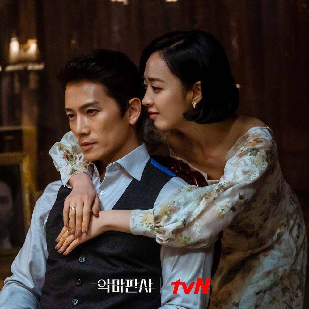 Kim Min Jung dan Ji Sung di The Devil Judge. (instagram.com/tvndrama.official)