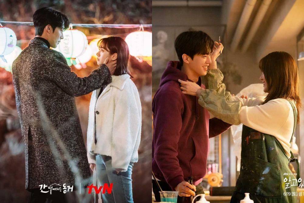 Jang Ki Yong dan Lee Hyeri (instagram.com/tvndrama.official) | Song Kang dan Han So Hee (instagram.com/jtbcdrama)