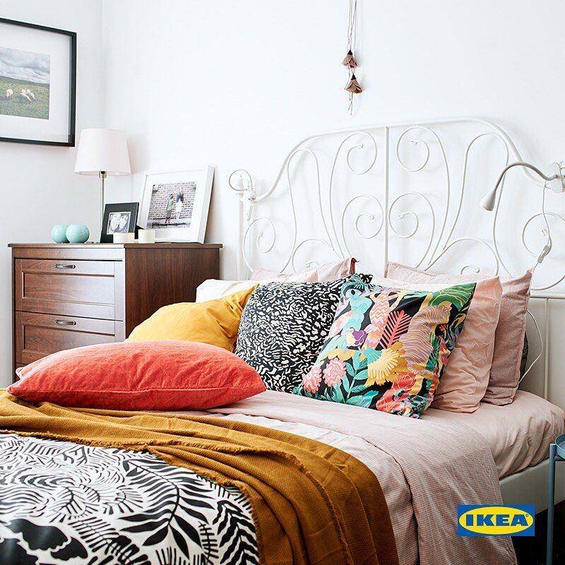 Inspirasi kamar tidur colorful. (instagram.com/ikea_id)