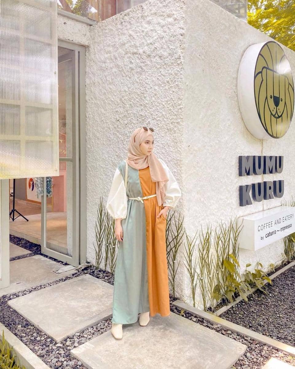 Outfit dress ala Richa Etika (instagram.com/richaeu)