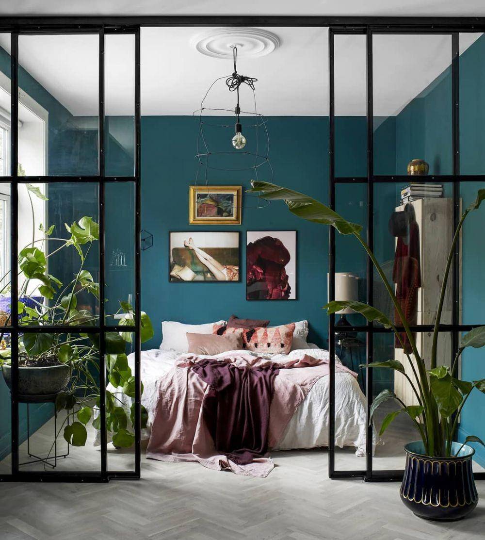 Inspirasi kamar tidur colorful. (instagram.com/thenordroom)