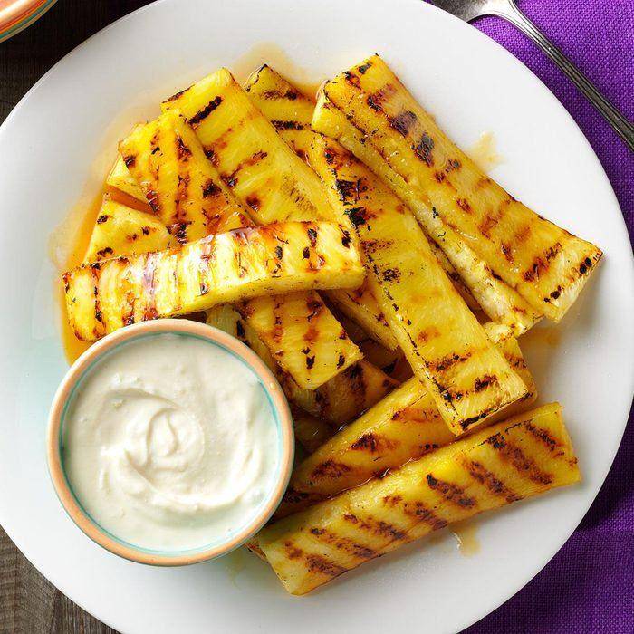 grilled pineapple (tasteofhome.com)