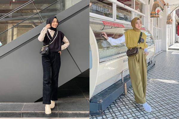 Padu padan vest ala Meirani Amalia (instagram.com/meiraniap)