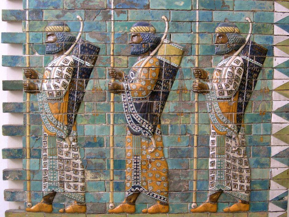 Gambar pasukan Immortal milik Kerajaan Persia. (wikimedia.org)