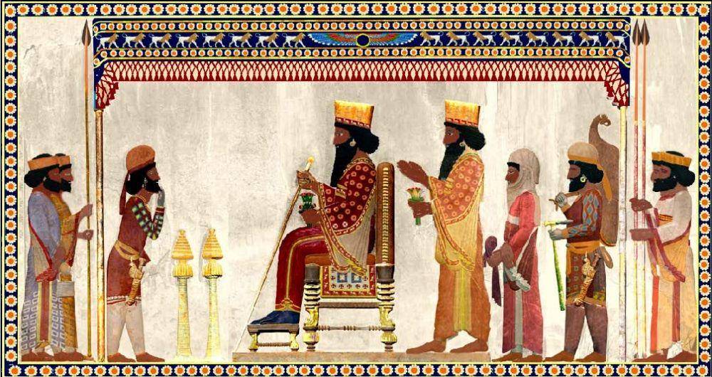 Lukisan mengenai kehidupan di zaman Kerajaan Persia. (ancienthistorylists.com)