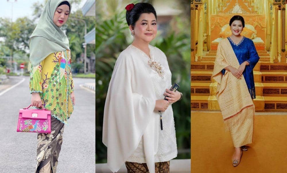 9 Inspirasi Kebaya ala Istri Pejabat, Model Tunik hingga Encim Betawi