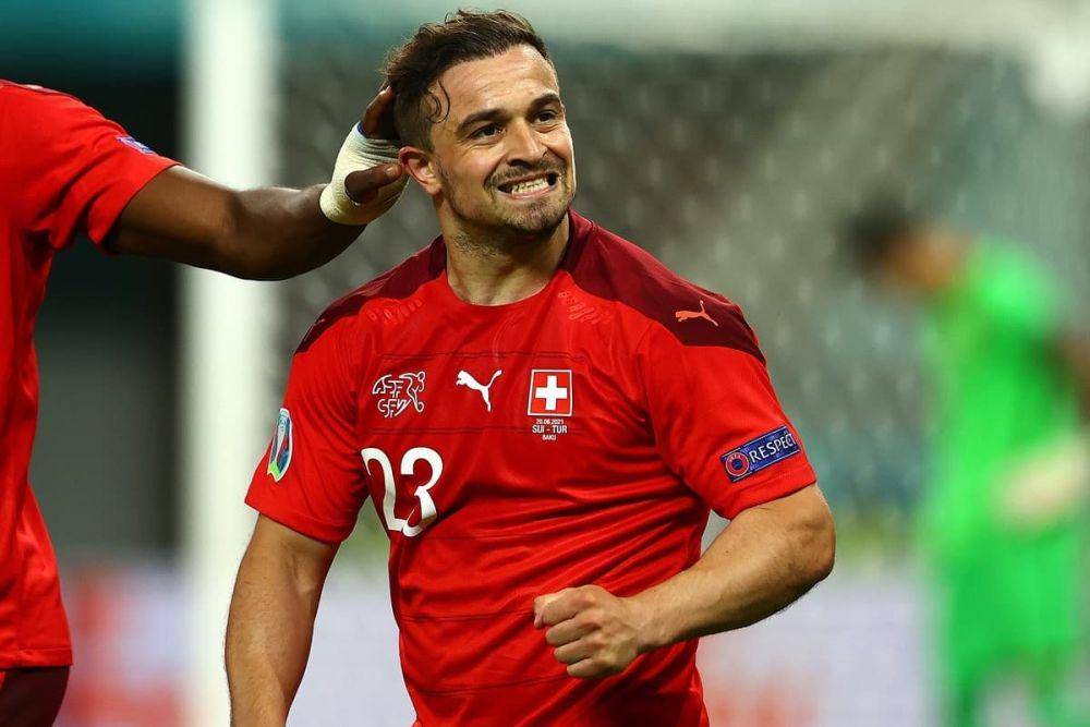 potret Xherdan Shaqiri bersama Timnas Swiss(thisisanfield.com)