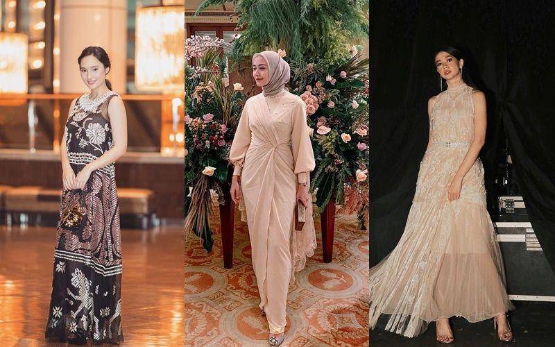 Gaya dress simpel tapi elegan buat kondangan (instagram.com/tatjanasaphira l instagram.com/megaiskanti l instagram.com/yukikt)