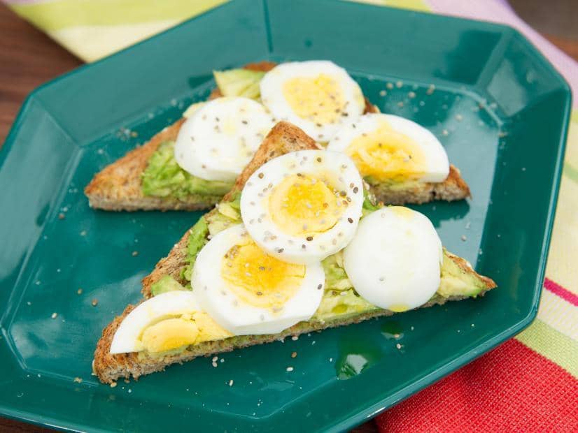 egg and avocado toast (foodnetwork.com/Marcela Valladolid)