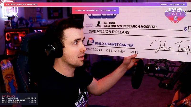 Momen DrLupo menerima $1 juta dari Twitch. (sportskeeda.com)