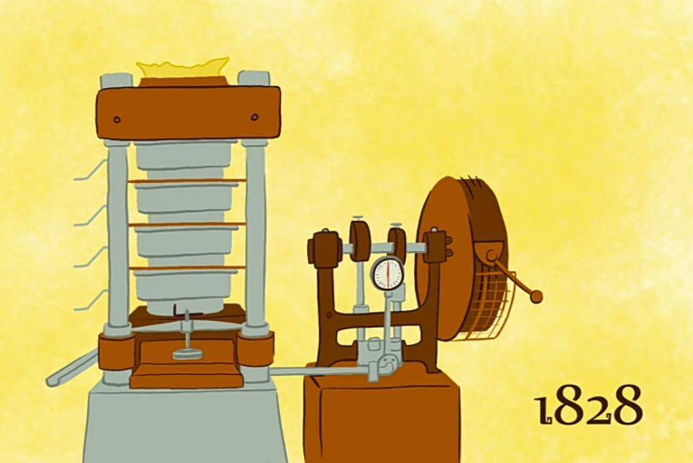 Ilustrasi alat cetak cokelat (dok.youtube.com/The History of Chocolate)