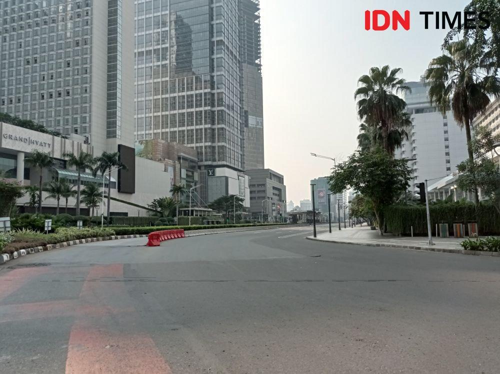 9 Potret Sunyinya Jakarta di Hari ke-2 PPKM Darurat, Bak Kota Mati