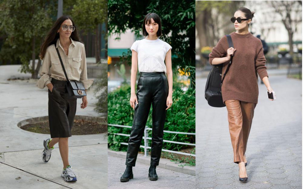 Gak Lebay, Tiru 9 Ide Gaya Stylish dengan Leather Pants Ini