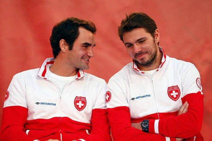 Roger Federer and Stan Wawrinka