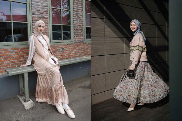 Unik dan Trendi! 10 Outfit dengan Bawahan Rok ala Indah Nada Puspita