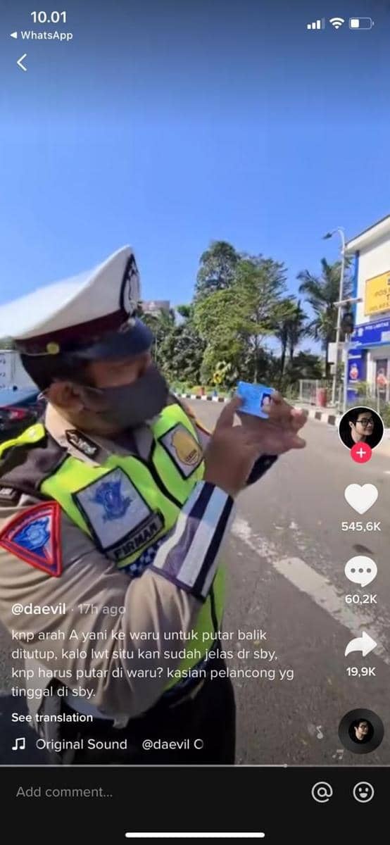 Viral Pengendara Ngomel Ditolak Masuk Surabaya, Polisi: Sudah Sesuai!