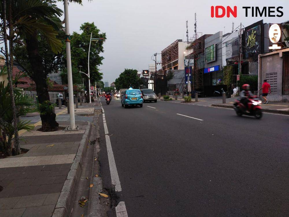 Potret Jalan Kemang Raya, Jakarta Selatan 