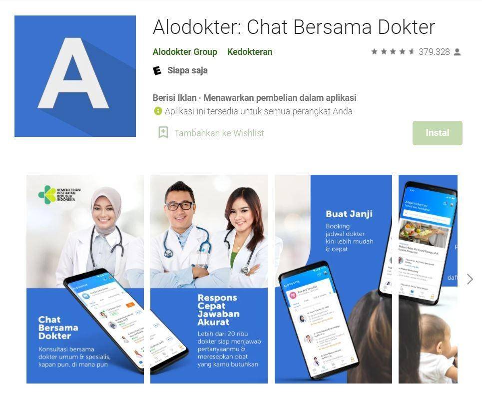 Platform telemedicine Alodokter (Dok. Alodokter)