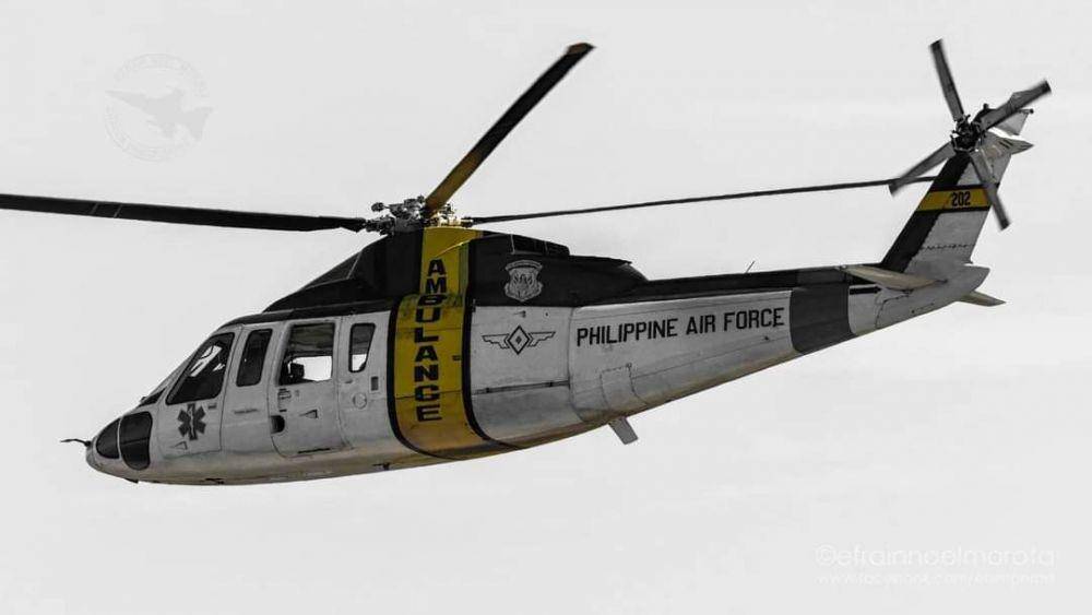 Helikopter S-76A Sikorsky milik AU Filipina buatan AS. twitter.com/MonteroMax