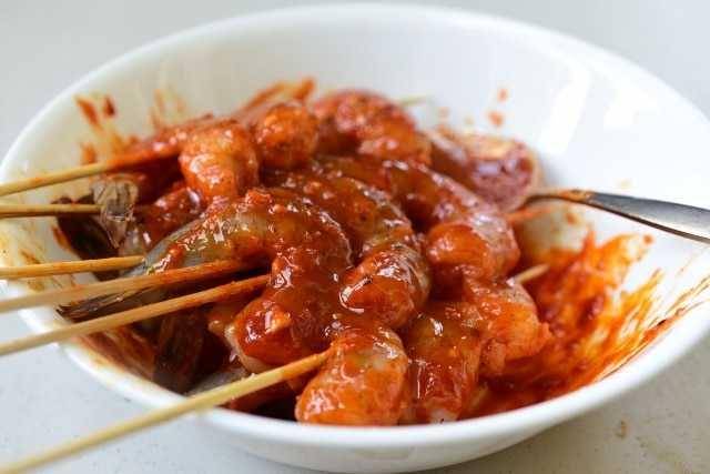 Shrimp Korean gochujang (koreanbapsang.com)